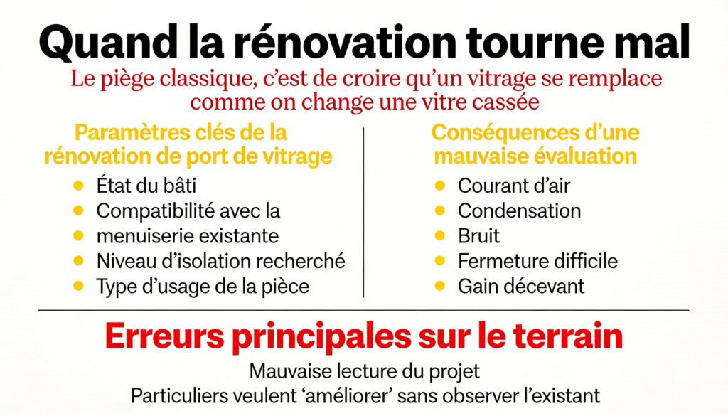 Les erreurs qui reviennent le plus